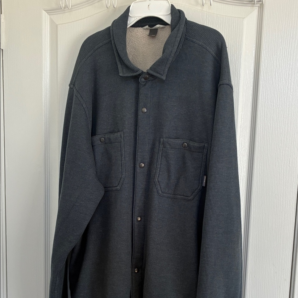 Eddie Bauer Men's Charcoal Shirt Jacket